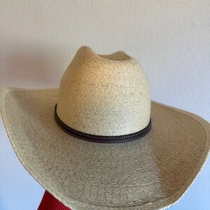 Kid's Tan Straw Cowboy Hat
